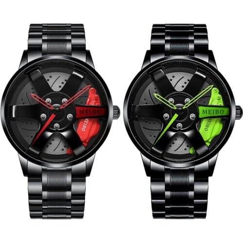 Nanogrid Mens Stainless Steel Watch