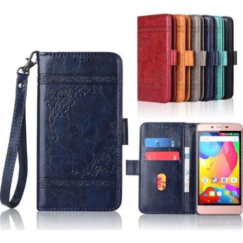 Newest Wallet case for Nous NS 5006 Flip case with Strap100% special PU leather embossing flower cover case