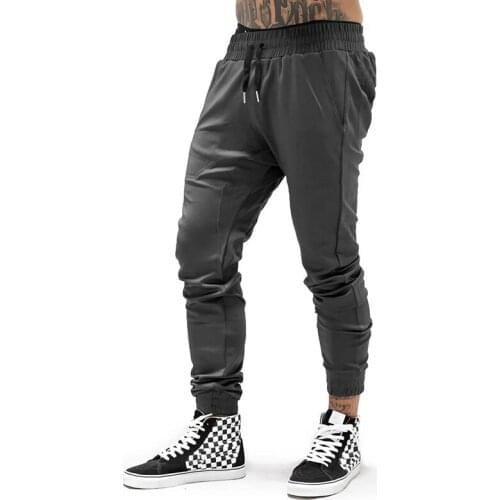 New Autumn Brand Mens Gym Joggers Pants Cotton Streetwear Sweatpant Sporting Trousers Fitness Bodybuilding Sweat Pants