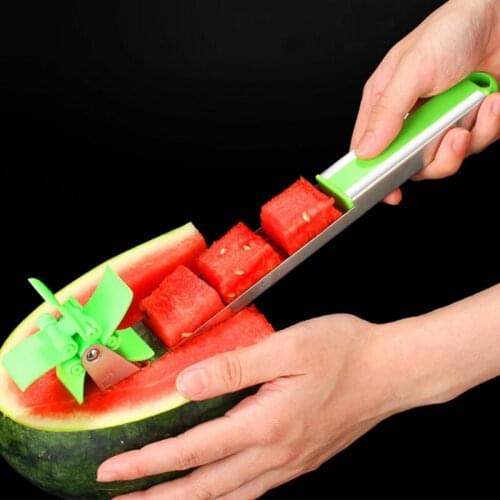 Watermelon Cutter Windmill Shape Plastic Slicer for Cutting Watermelon Power Save Cutter
