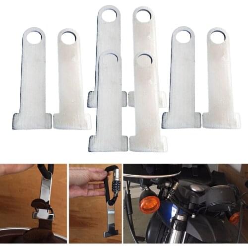 8pcs Silver Helmet Lock Buckle Fastener Fit for Motorcycle Scooter Accessories