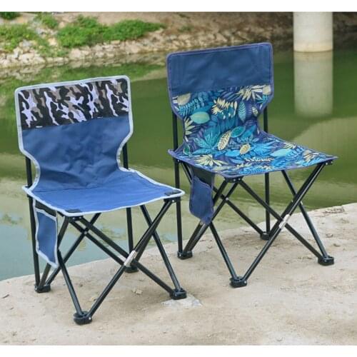 Foldable Chair Picnic Beach Camping Single Chair Outdoor Fishing Fold Up Seat