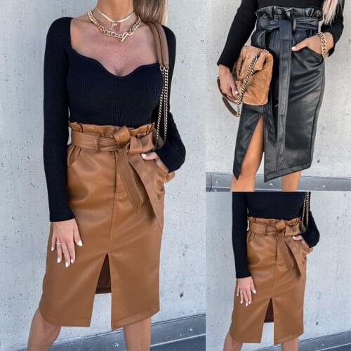 SKMY Women's Leather Skirts