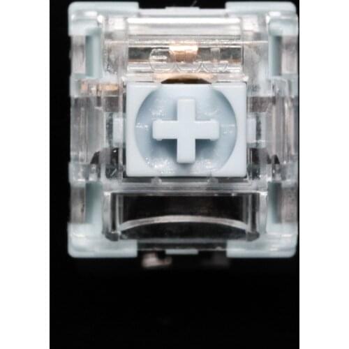 TTC Bluish White 42g Switch Tactile Switches For Mechanical Keyboard MX Series 3 Pins smd rgb light cyan colorway