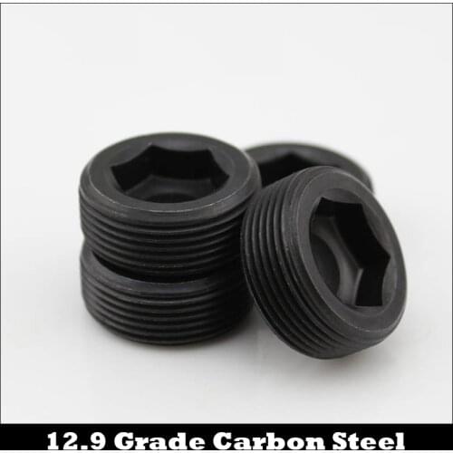 M22 M24 M22*1.5 M22x1.5 M24*1.5 M24x1.5 PG1.5 12.9 Grade Carbon Steel Pipe Oil Line Plug Throat Tap Hex Hexagon Socket Set Screw