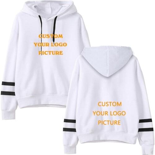 Spring Autumn Women Hoodies Custom Your Logo Pullover Men Sweatshirts Dropshipping and Wholesale