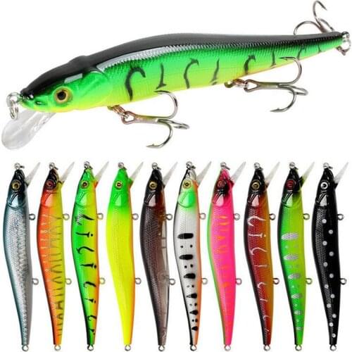 1pcs 11.5cm 14g Floating Minnow Fishing Lures Wobblers Crankbaits Topwater Sea Carp Artificial Hard Baits Pesca Fishing Tackle