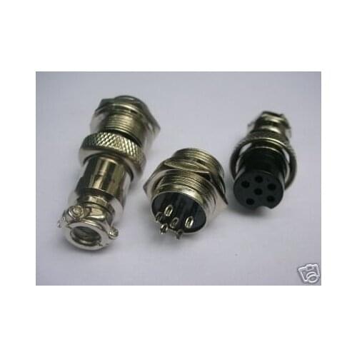 50pcs 6 Pin Male & Female Ranger RCI Radio Connector A6P