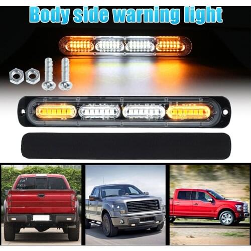 72W 24 LED Strobe Warning Hazard Flash Light Car Truck Emergency Beacon Waterproof Strobe Light Bar Signal Fog Light Signal Lamp