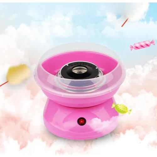 Electric DIY Sweet Cotton Candy Maker Portable Cotton Sugar Fairy Floss Marshmallow Machine for Childrens Day Girl Boy Gift