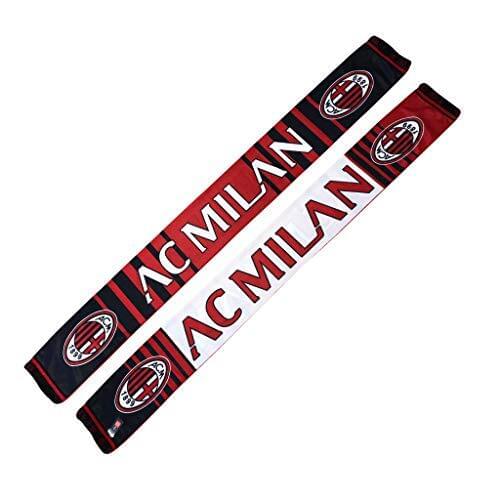 Masters soccer scarf satin Official A.C. AC Milan Rossoneri selectable (Stadium, MILLERIGHE, pink, Centennial)