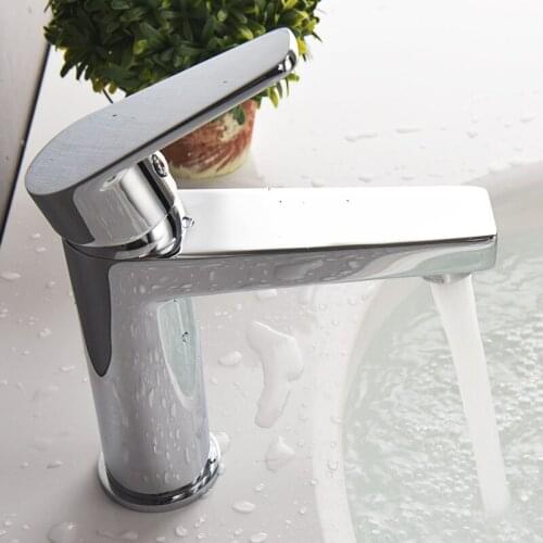 Beiluode Brass Body Bathroom Basin Faucet Vessel Sink Water Tap Bath Sink Cold And Hot Mixer Taps Faucets Chrome Finish MT1010