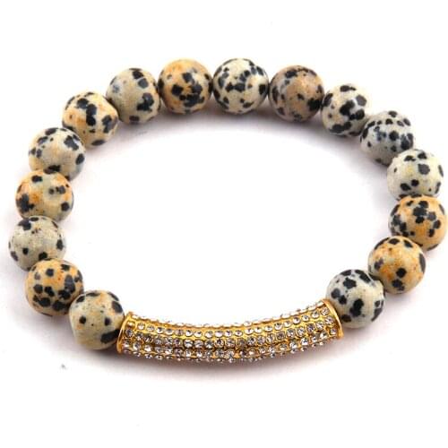 Free Shipping Fashion 10mm Stones Bead Crystal Bracelets