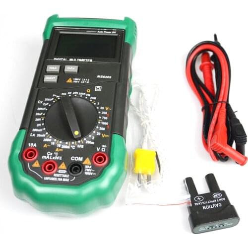 MS8269 3 1/2 Digital Multimeter LCR Meter AC/DC Voltage Current Resistance Capacitance Temperature Inductance Test
