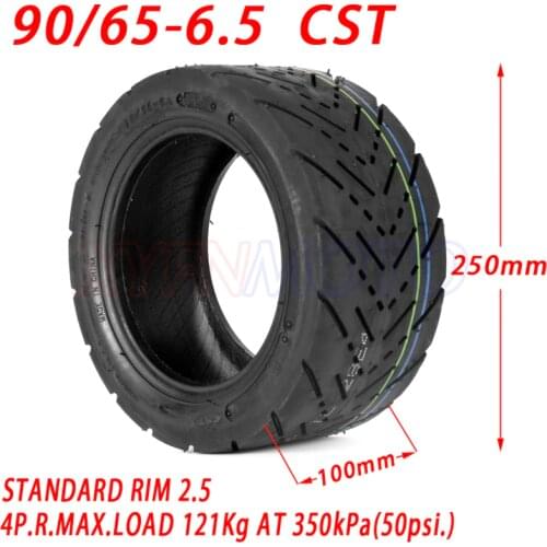 Electric Scooter CST 11 inch city Road Tire Inflatable Tubeless Tyre 90/65-6.5 for Dualtron Thunder Speedual Plus Zero 11X
