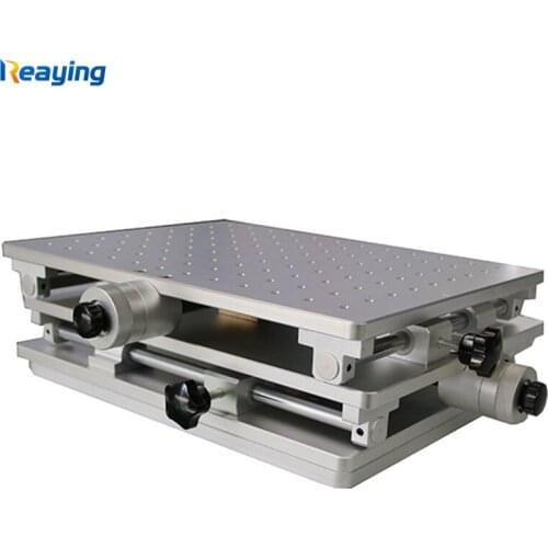 X-Y axis 2D aluminum working table for fiber laser metal marking engraving machine