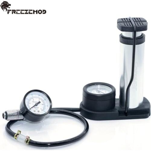 FREEZEMOD Air Pressure Leakage Monitor Sensor Double Barometer for MOD Water Cooler Aluminum Alloy Cover Modding QYCL-2P