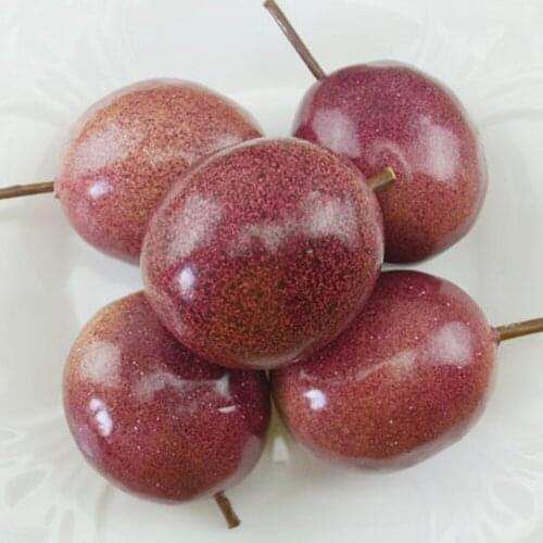 10pcs 5.6cm*7.3cm High imitation Fake artificial passion fruit model&plastic fake simulated artificial passion fruit