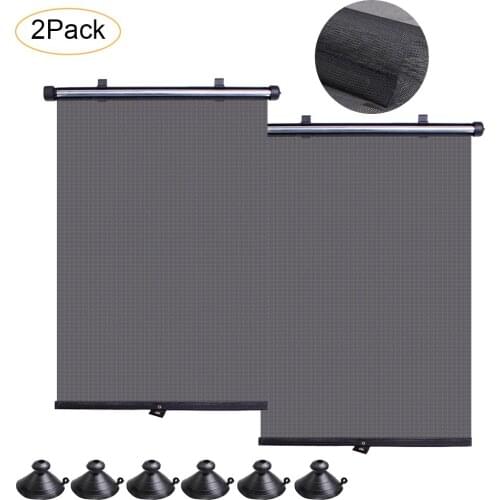 Car Window Shade Automatic Retractable Windshield Sun Shade Cover for Cars Rooms Home Office Windows