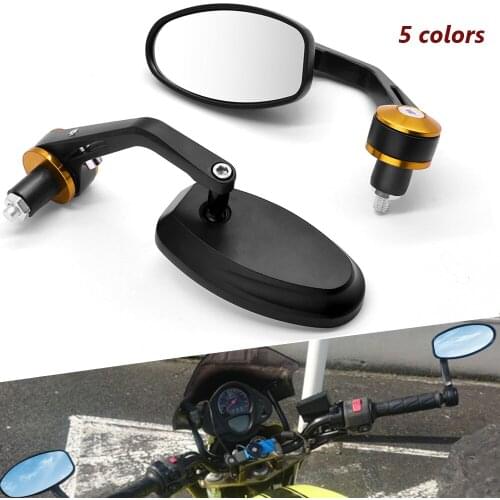 Newest Motorcycle RearView Mirrors CNC Handle Bar End Side Mirror 22MM For Kawasaki VERSYS 650 1000 300X KLZ1000 W800 Cafe