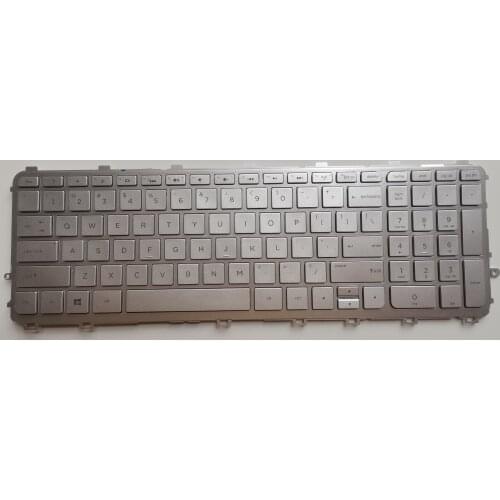 New for HP ENVY M6-N M6-N015DX M6-N113DX M6-N168CA M6-N000 M6-N010DX M6-N012DX M6-w103dx laptop keyboard US backlit silver