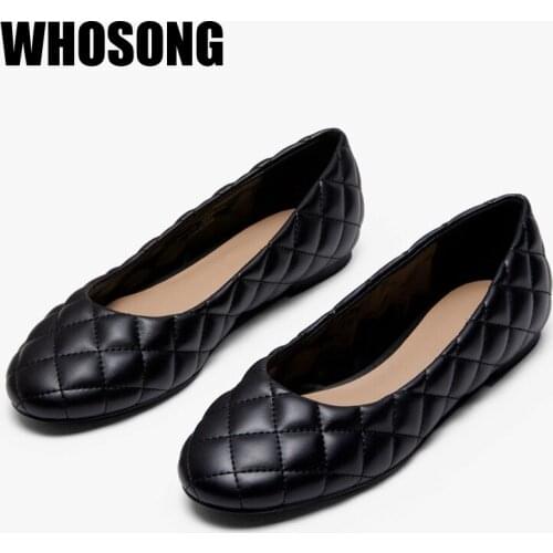New Autumn Women Shoes Girls Brand Slip On Shoes Woman Leather Shoes Ladies Fashion Shoes Female Soft Black Shoes Mary Jane 2020