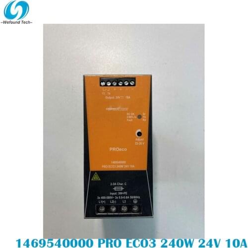 Original Weidmüller 1469540000 PRO ECO3 240W 24V 10A Rail Switching Power Supply Single Phase 100% Tested BeforeShipment