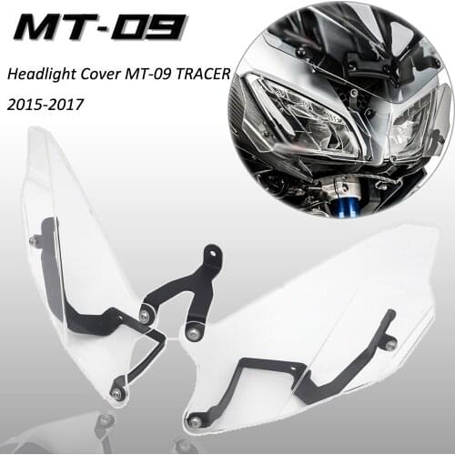 Suitable For YAMAHA MT-09 TRACER 2015 2016 2017 MT 09 Tracer Motorcycle Headlight Cover Accessories Grille Headlight Protective