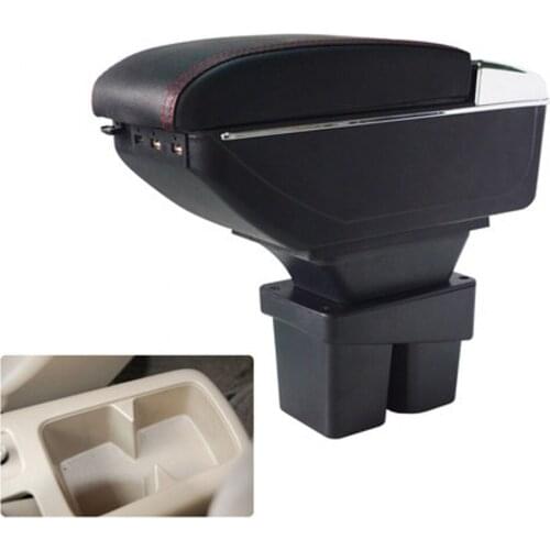For City armrest box central Store content Storage box Seat armrest box with cup holder ashtray USB interface car parts