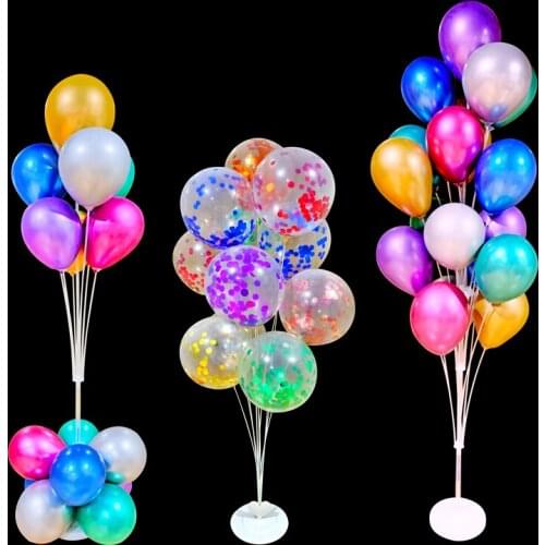 Birthday Balloon Stand Stick Birthday Party Decoration Kids Balloons Table Floating Balloons Column Supporting Rod