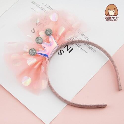 Fresh Summer Girl Oversized Bow Headband Cute Headband Internet Celebrity Cross-Border Hot Hair Accessories Headwear