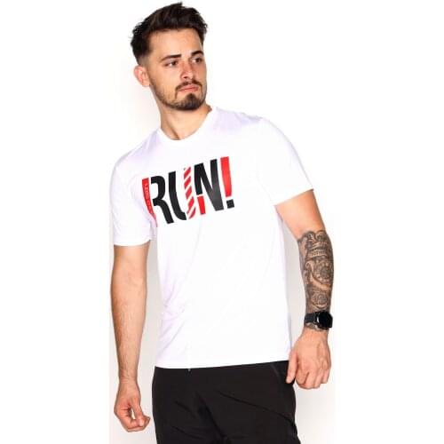 RUN Style Breathable Fabric Sports T-Shirt