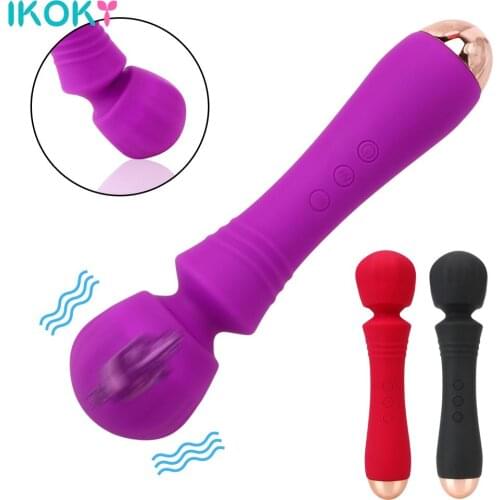 G Spot Vagina Vibrator Female Masturbator AV Stick Sex Toys for Woman 20 Frequency Clitoral Stimulator Magic Wand Vibrators