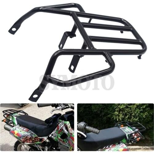 Motorcycle Rear Luggage Rack Fender Luggage Rack Cargo Saddlebag Holder Shelf Bracket For Kawasaki KLX250 KLX 250 1993-2007