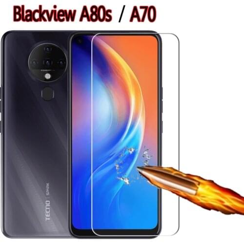9H 2.5D Tempered Glass For Blackview A80s A70 Cover Phone Front Screen Protector Film On For Blackview A 80s 70 Glass