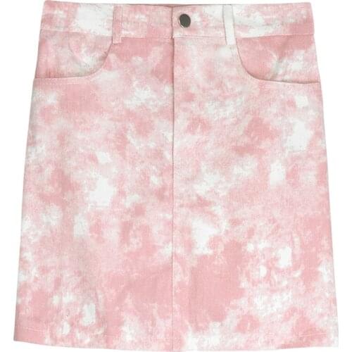 ZG1755 2021 new Summer women fashion thin section high waisted a-line skirt student skirt cheap wholesale