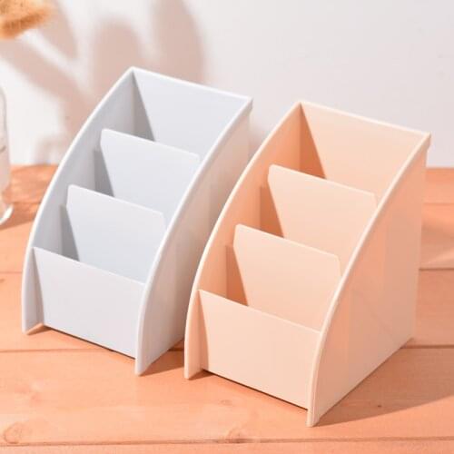 Plastic Desktop Storage Box Living Room Office Desktop Finishing Storage Box Remote Glasses Stationery Home Storage Boxes