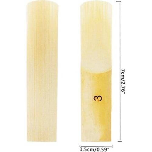 10 Pack Eb Alto Sax Saxophone Reeds Strength 1.5 2.0 2.5 3.0 Saxophone Reed Woodwind Instrument Parts Accessories