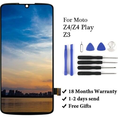 18 month Warranty For Motorola Z3 Z4 Play Z4 LCD Display Touch Screen Digitizer Assembly For moto Z3 Z4 Z4 PLAY accessories