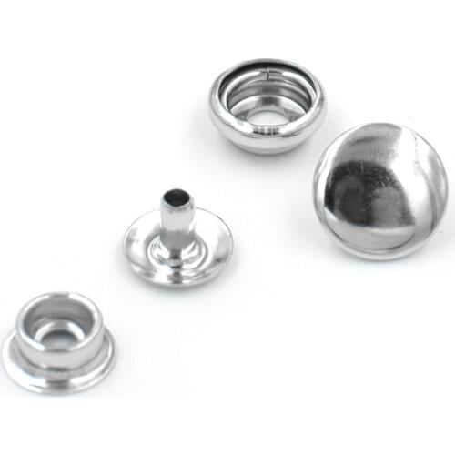 50 sets per pack.10mm Button.Metal snap rivet.Clothing & Accessories. Sewing repair.Metal buttons. Metal buckle combination
