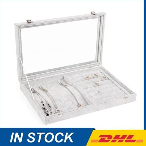 Free Shipping Grey Suede Jewelry Display Stand, Suede Jewelry Display Racks