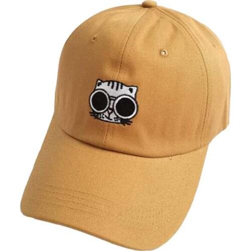 New Embroidery Cat Heart Snapback Cap Men Women Lovers Hip Hop Strapback Cap Sweetheart Baseball Caps Outdoor Casual Hat