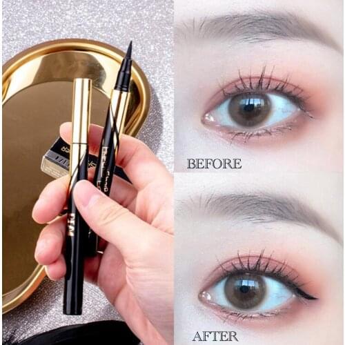 Black Gold Quick-drying Liquid Eyeliner Exquisite Waterproof Non-smudge Womens Make-up Long-lasting Eye Liner Korean Cosmetics