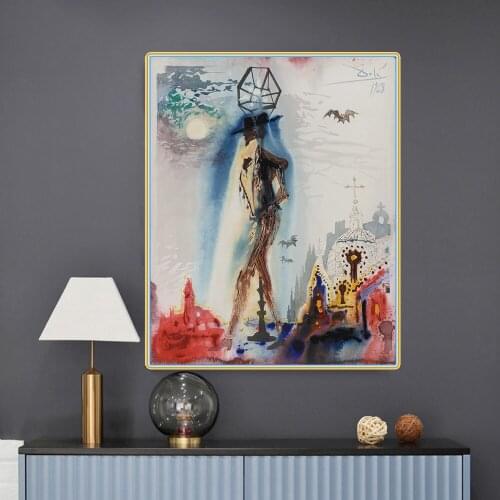 Holover Canvas Oil Painting Salvador Dali"Don José, Carmen,Acte IV,1968"Surrealism Aesthetic Poster Wall Art Home Decoration