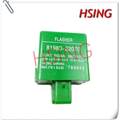 HSINGYE BRAND-NEW# 81980-22070 Turn Signal Relay Led Flasher Fits For Toyota Land Cruiser Corolla Celica ****Part No# 8198022070