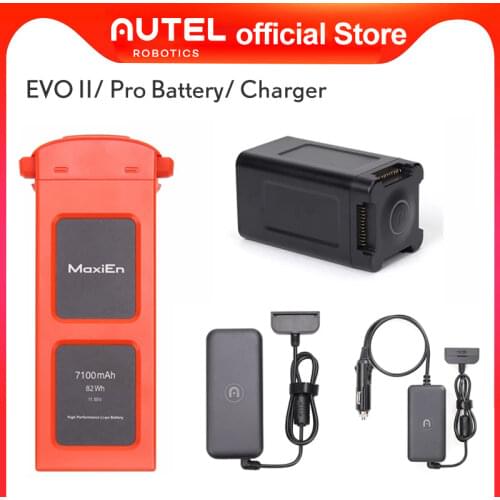 Autel Robotics EVO II Intelligent Battery 7100mAh Li-Po Batteries Charging Hub/ Battery Charger/ Car Charger For EVO II Drone