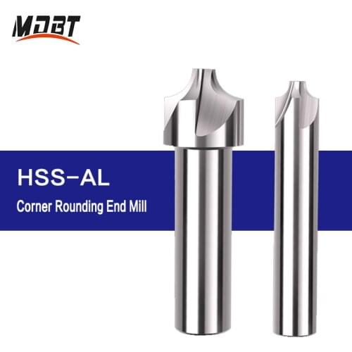 HSS Corner Rounding End Mill Circle Cutter R1 R2 R3 R4 R5 R20 Industrial Milling Cutter Tools Formed Radius Cutter