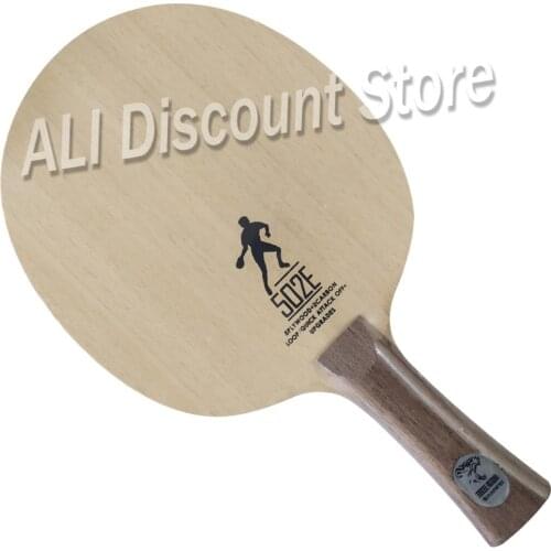 Sanwei 502E 502 E 502-E 5 Wooden + 2 Soft Carbon Table Tennis Blade for PingPong Racket with a free case