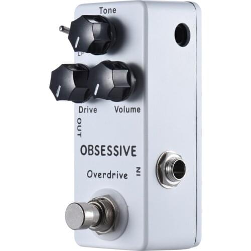 Mini Guitar Effect Pedal Obsessiver Compulsive Overdrive True Bypass Zinc-aluminium alloy Body
