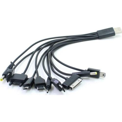 Multi Function 10 In 1 USB Data Cable Charging Line for Phone for MP3/4 for Game Player